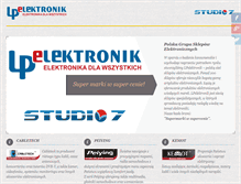 Tablet Screenshot of lpelektronik.studio7.pl